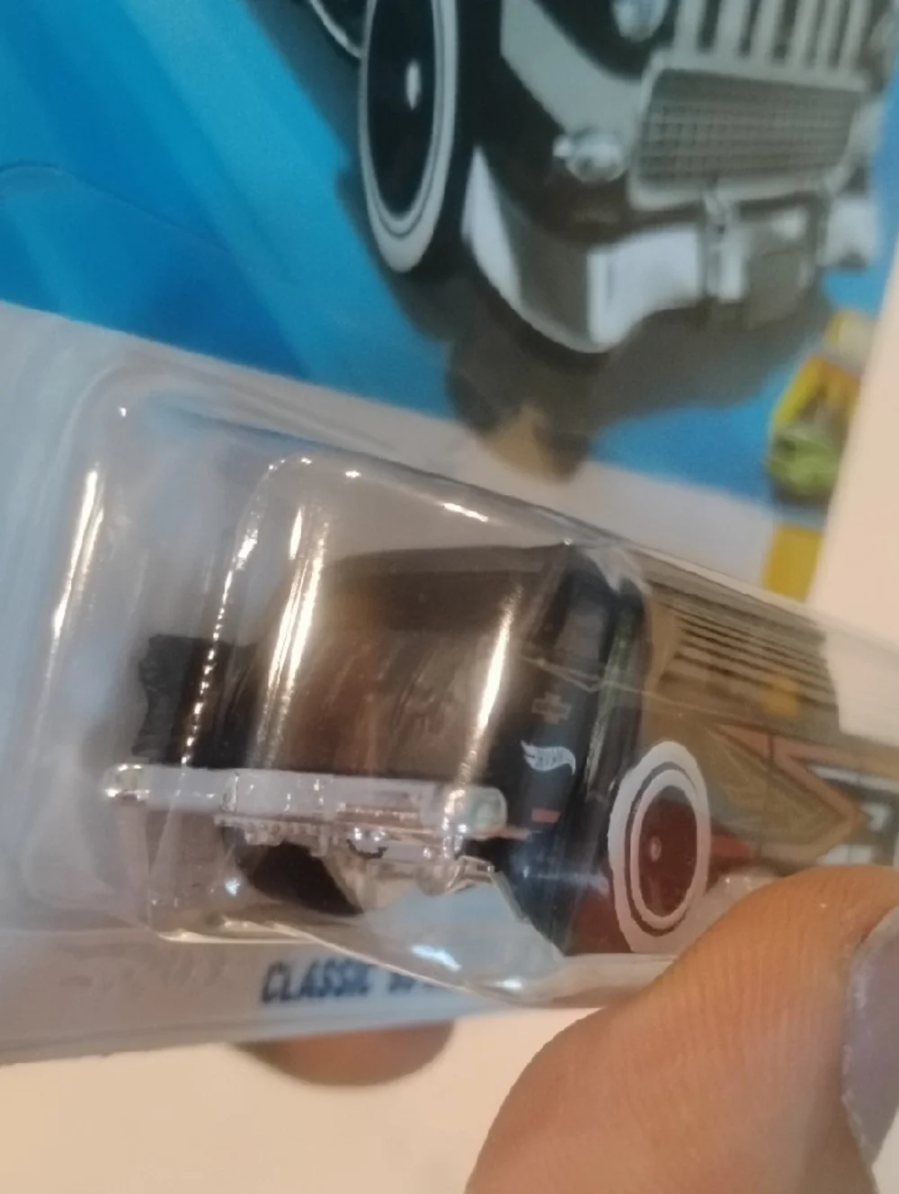 Mattel Hot Wheels Classic '55 Nomad Black with Orange & White Accents